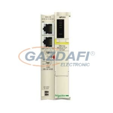 SCHNEIDER STBNIP2311 Két portos Ethernet Modbus/TCP standard STB NIM modul villanyszerelés
