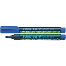 SCHNEIDER Tábla- és flipchart marker, 1-3 mm, kúpos, SCHNEIDER „Maxx Eco 110&quot;, kék filctoll, marker