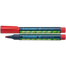 SCHNEIDER Tábla- és flipchart marker, 1-3 mm, kúpos, SCHNEIDER „Maxx Eco 110&quot;, piros filctoll, marker