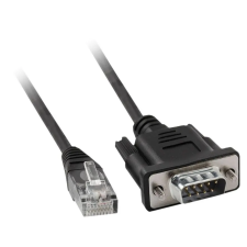 SCHNEIDER TCSMCN3M4M3S2 RS232 RJ45 > SUBD9 apa csati - egyenes - modemhez villanyszerelés