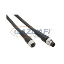 SCHNEIDER TCSXCN1FNX25E Bus kábel,egyenes,M12-B,Anya-csak vezeték,25m villanyszerelés