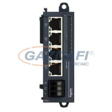 SCHNEIDER TM3XTYS4 Bővítő modul TM3-TESYS INTERFACE 4xRJ45 villanyszerelés