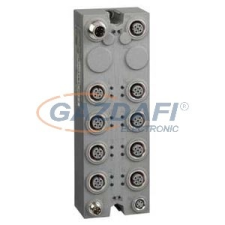 SCHNEIDER TM7BDM16A IP67 IO modul 16 DI/DO 24Vdc/0.5A/M12 villanyszerelés