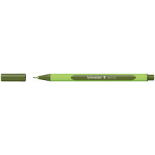 SCHNEIDER Tűfilc, 0,4 mm, SCHNEIDER "Line-Up", olivazöld filctoll, marker