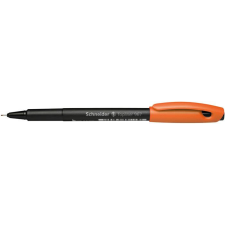 SCHNEIDER Tűfilc, 0,4 mm, SCHNEIDER "Topliner 967", narancssárga filctoll, marker