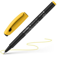 SCHNEIDER Tűfilc, 0,4 mm, SCHNEIDER "Topliner 967", sárga filctoll, marker