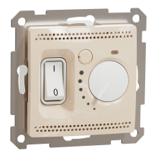 SCHNEIDER ÚJ SEDNA Szobatermosztát padlófűtéshez, 10A, bézs villanyszerelés