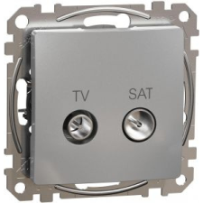SCHNEIDER ÚJ SEDNA TV/SAT aljzat, átmenő, 7 dB, alumínium villanyszerelés