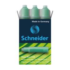 SCHNEIDER Utántöltő patron tábla- és flipchart markerhez 3 db/csom Schneider Maxx Eco 110 zöld filctoll, marker