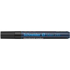 SCHNEIDER Üvegtábla marker 1-3mm, Schneider Maxx 245 fekete filctoll, marker