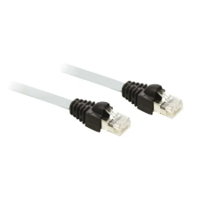 SCHNEIDER VW3A1104R100 10m-es összekötő kábel grafikus kezelőterminálhoz (2db RJ45) villanyszerelés