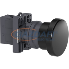 SCHNEIDER XA2EC21 Harmony Easy Series Ø22 Nyomógomb, Ø40 gombafejű, fekete, 1NO villanyszerelés