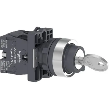 SCHNEIDER XA2EG33 Harmony Easy Series Ø22 Kulcsos választókapcsoló 3 állású, 2NO villanyszerelés