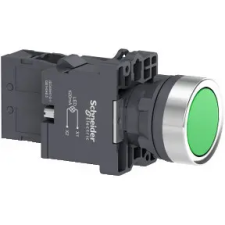 SCHNEIDER XA2EW33M1 Harmony Easy Series Ø22 Világító nyomógomb, zöld, 220…230V AC, 1NO villanyszerelés