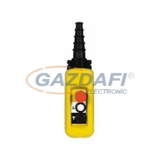 SCHNEIDER XACA29131 2 kétfokozatú nyomógomb, mechanikus retesz, 1NC+2NO érintkező+vészg. (3NC) villanyszerelés
