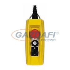 SCHNEIDER XACB3201 2 nyomógomb, mechanikus retesz, 3 pólus, +vészgomb, 3kW villanyszerelés