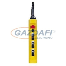 SCHNEIDER XACB6913 6 nyomógomb, mechanikus retesz, 2 pólus, +vészgomb, 2,2kW villanyszerelés