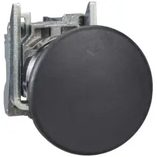 SCHNEIDER XB4BC21EX ATEX D gombafejű nyomógomb 40mm, fém, 1NO, fekete villanyszerelés