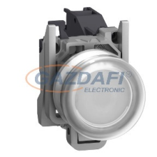 SCHNEIDER XB4BP181GEX Harmony ATEX DG komplett nyomógomb, Ø22, védősapkás, 1NO, fehér villanyszerelés