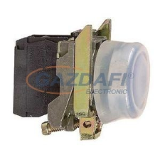 SCHNEIDER XB4BP683B5EX ATEX D világító nyomógomb, fém, 1NO, kék, átlátszó védősapkával, 24VAC/DC villanyszerelés
