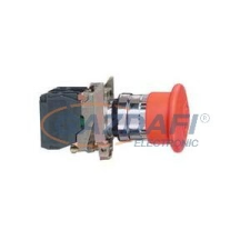 SCHNEIDER XB4BT845EX ATEX D gombafejű vészkioldó 40mm, fém, 1NO+1NC, piros, húzásra oldó villanyszerelés