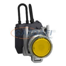 SCHNEIDER XB4BW25BM5GEX Harmony ATEX DG komplett nyomógombos LED tesztlámpa, Ø22, 24VAC/DC, narancssárga villanyszerelés