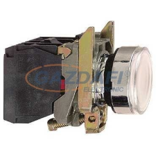 SCHNEIDER XB4BW31G5 LED-es világító nyomógomb, fehér, 110V villanyszerelés