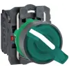 SCHNEIDER XB5AK123B5 LED-es vil.választókapcsoló, zöld, 24V