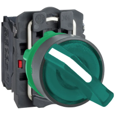 SCHNEIDER XB5AK123B5 LED-es vil.választókapcsoló, zöld, 24V villanyszerelés