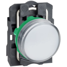 SCHNEIDER XB5AVB1 LED-es jelzőlámpa, fehér, 24V világítás