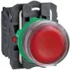 SCHNEIDER XB5AW34B5 LED-es világító nyomógomb, piros, 24V