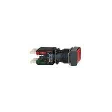 SCHNEIDER XB6DW4B5B Világító nyomógomb, téglalap piros N/O+N/C villanyszerelés