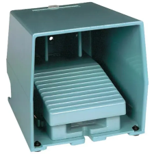 SCHNEIDER XPEM310 Pedál, fém, kék, N/C+N/O, burkolt villanyszerelés