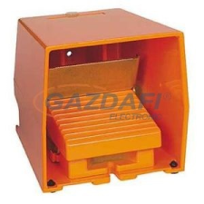 SCHNEIDER XPER510 Pedál, fém, narancs, 1N/C+N/O, burkolt, reteszelt villanyszerelés