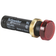SCHNEIDER XVLA334 Komplett jelzőlámpa 24VDC LED átm:8mm piros világítás