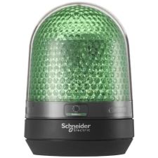 SCHNEIDER XVR3E03 Multifunkciós forgó jelzőegység, LED, 100mm, IP65, zöld, 48VDC villanyszerelés