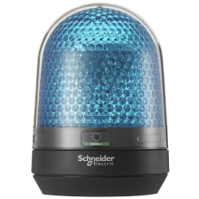 SCHNEIDER XVR3E06 Multifunkciós forgó jelzőegység, LED, 100mm, IP65, kék, 48VDC villanyszerelés