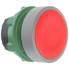  SCHNEIDER ZB5AH04C0 Harmony műanyag nyomógomb fej, Ø22, nyomó-nyomó, piros, szürke perem villanyszerelés