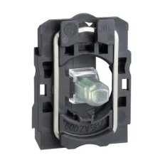 SCHNEIDER ZB5AVJ1 LED-es jelzőlámpa aljzat 12V, fehér világítás