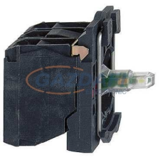 SCHNEIDER ZB5AW0B15 LED-es világító nyomógomb aljzat, fehér, 24V, N/O+N/C villanyszerelés