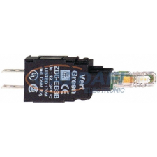 SCHNEIDER ZB6EB3B LED-es jelzőlámpa aljzat zöld 12-24V világítás