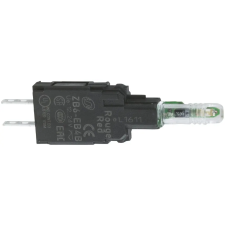 SCHNEIDER ZB6EB3B LED-es jelzőlámpa aljzat zöld 12-24V világítás