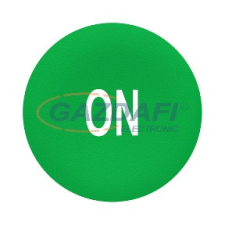 SCHNEIDER ZBAF341 Harmony Ø30 panelbe süllyesztett nyomógomb tető, zöld, &quot;ON villanyszerelés