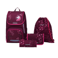 Schneiders Iskolatáska ergonómiai, lányos 6 részes szett Floral Fantasy Schneiders iskolatáska