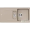 Schock Element D-150 konyhai mosogatótálca CRISTALITE® Sabbia 1000 x 500 mm, gránit kompozit, homok ELED150SABB