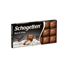 Schogetten black white táblás csokoládé - 100g csokoládé és édesség