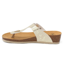 Scholl Gandia F30477-1075 Bioprint női lábujjközös papucs platina 07008 női papucs