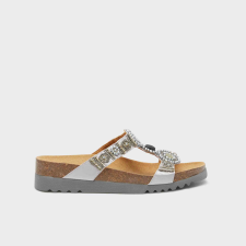  Scholl New Bogotà Wedge EZÜST/ÓN, 40 női papucs