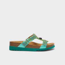  Scholl New Bogotà Wedge SMARAGDZÖLD/ZÖLD, 41 női papucs