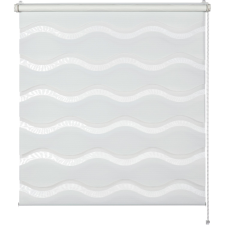 Schöner Wohnen Tilda hullámos dupla roló 90 cm x 150 cm fehér lakástextília